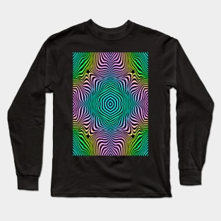 Colourful Waves Long Sleeve T-Shirt